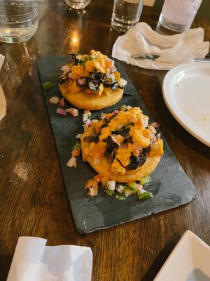 Vegetable Arepas at BLK SHP in Swedesboro