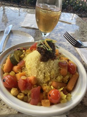 Tagine - herbed couscous, seasonal veg, spiced chickpea stew  at Walt Disney World - Spice Road Table in Lake Buena Vista