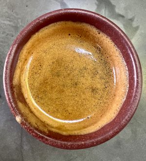 Rich espresso   at Garambullo in San Miguel De Allende