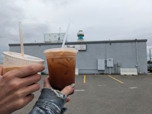 thai iced teas w/coconut milk at Yes! Noodles in Fairbanks