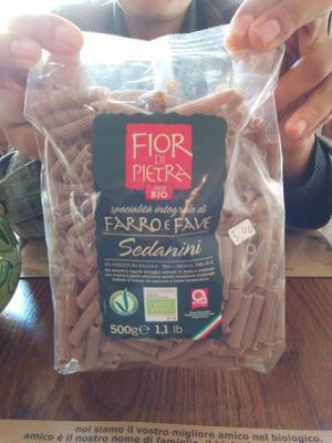 Organic bean pasta! This was heavy and pretty good. at Amico Bio - Holborn  in London