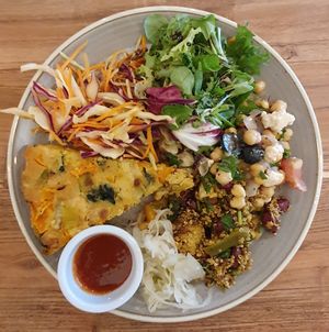 Frittata at The Veg Box Cafe - London in North West London