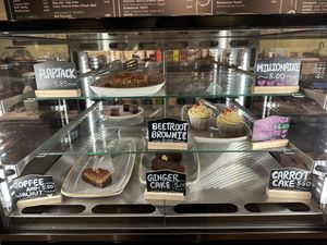 Cakes! All vegan   at The Veg Box Cafe - London in North West London