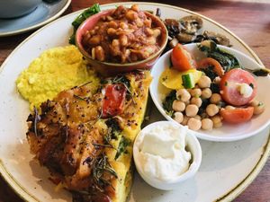 Frittata breakfast   at The Veg Box Cafe - London in North West London