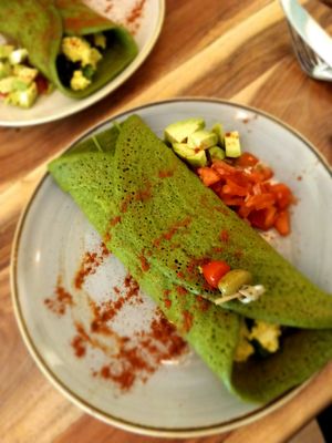 Breakfast burrito at The Veg Box Cafe - London in North West London