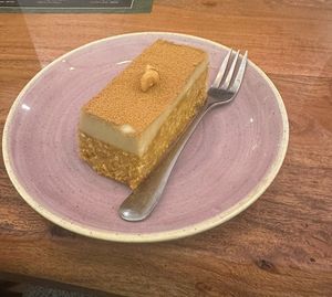 Raw carrot cake  at The Veg Box Cafe - London in North West London