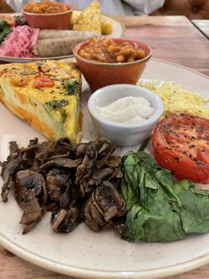 Frittata 5/10  at The Veg Box Cafe - London in North West London
