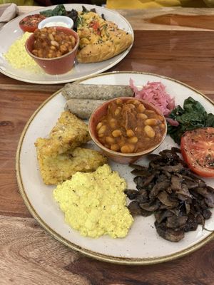veggie sunrise  at The Veg Box Cafe - London in North West London