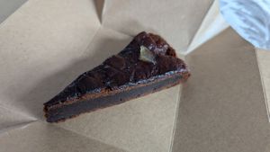 Sticky ginger cake at The Veg Box Cafe - London in North West London