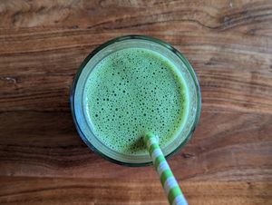 Green smoothie at The Veg Box Cafe - London in North West London