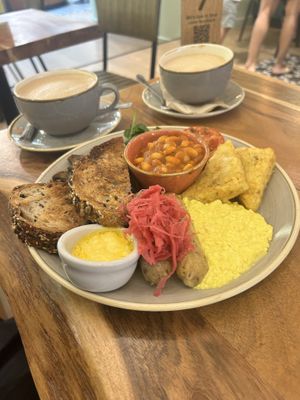 Veggie sunrise   at The Veg Box Cafe - London in North West London