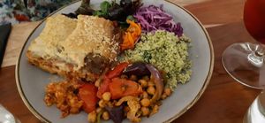 Lasagne at The Veg Box Cafe - London in North West London
