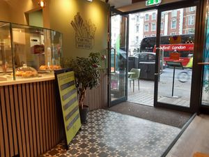 The Veg Box Cafe. Marylebone,  London at The Veg Box Cafe - London in North West London