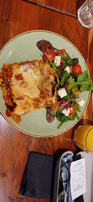 Lasagne al Pomadora at The Veg Box Cafe - London in North West London