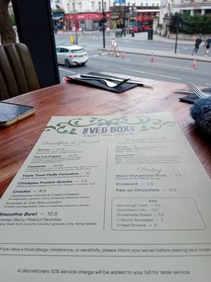 Upstairs at The Veg Box Cafe - London in North West London