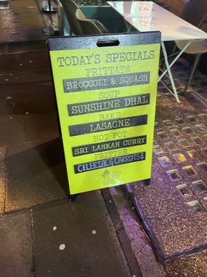 Specials  at The Veg Box Cafe - London in North West London