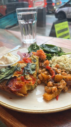 Good Frittata  at The Veg Box Cafe - London in North West London