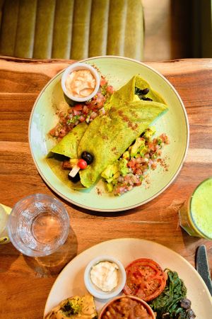 wrap at The Veg Box Cafe - London in North West London