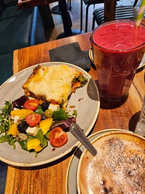 Lasagne at The Veg Box Cafe - London in North West London
