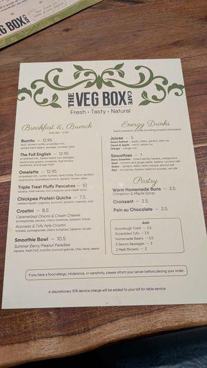  at The Veg Box Cafe - London in North West London