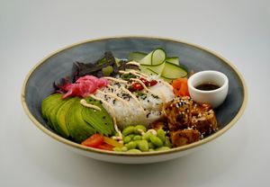 Sushi Salad Bowl at The Veg Box Cafe - London in North West London