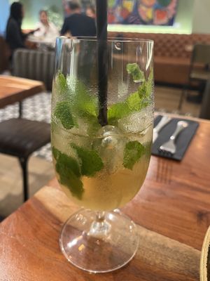 Mint kombucha  at The Veg Box Cafe - London in North West London