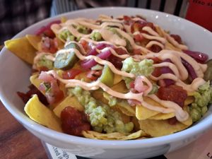 Nachos at The Veg Box Cafe - London in North West London