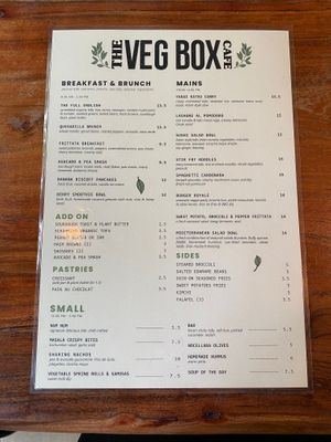  at The Veg Box Cafe - London in North West London