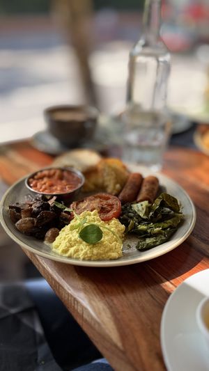Full English Breakfastt  at The Veg Box Cafe - London in North West London