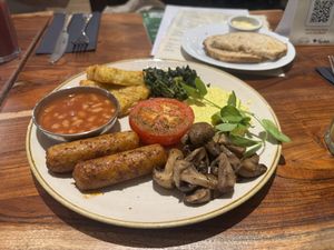 full english breakfast   at The Veg Box Cafe - London in North West London