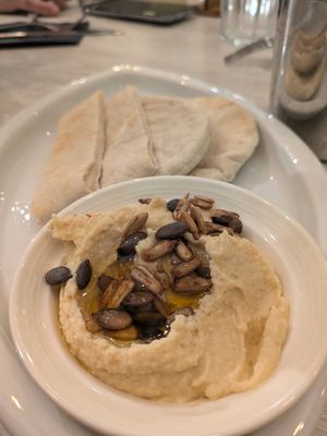 Can never get enough hummus in my life at The Veg Box Cafe - London in North West London