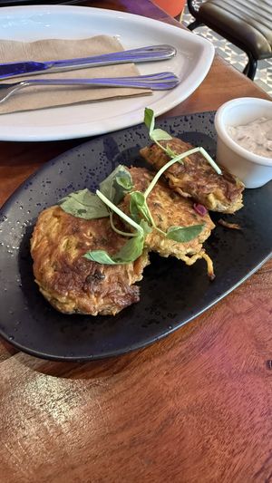 Fritters  at The Veg Box Cafe - London in North West London