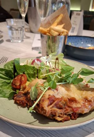 Lasagne at The Veg Box Cafe - London in North West London