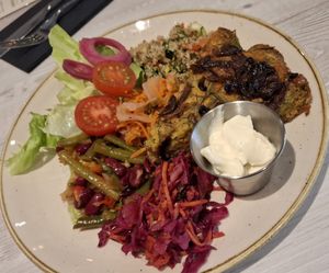 Veg frittata at The Veg Box Cafe - London in North West London