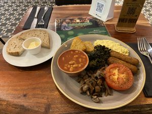 Full English Breakfastt  at The Veg Box Cafe - London in North West London