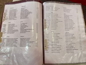 The appetizers, soups, noodles, and rice. Some probably-vegetarian options there. at Zhong Yi in Rome