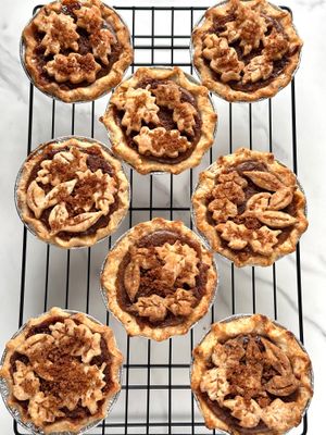 GF Apple Butter Mini Pies at This & That Vegan Bakery  in Brooklyn