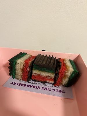 🌈   at This & That Vegan Bakery  in Brooklyn