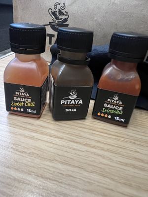 All sauces are vegan   at Pitaya  in Biarritz
