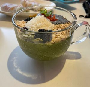 Green goddess smoothie bowl  at FuiyOh in New Delhi