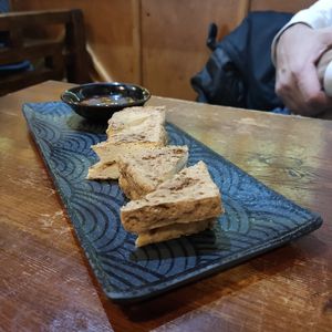 Tood tofu (the sauce was a bit uninspired) at Thai-Viet Street Food Imbiss in Cologne