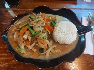 44b peanut sauce and fried tofu at Thai-Viet Street Food Imbiss in Cologne