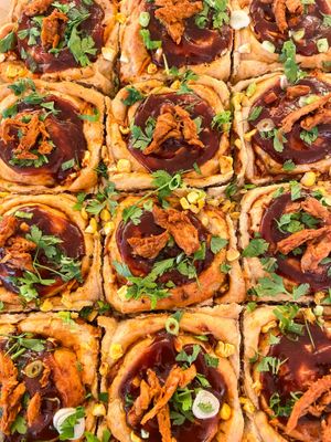 BBQ Chick’n Buns  at C+ Bakery in Berlin