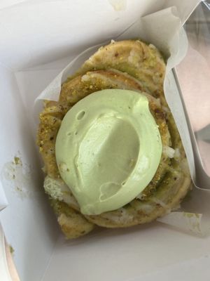 Pistachio bun!  at C+ Bakery in Berlin