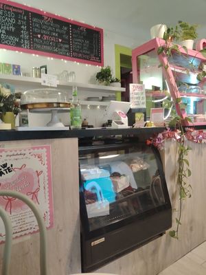 Counter at C+ Bakery in Berlin