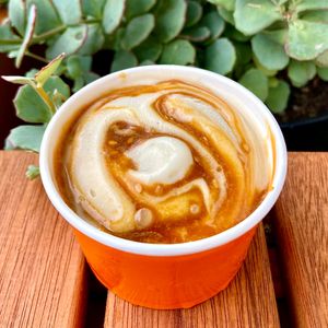 Tahini Caramel at Crème de la Crop in Herndon