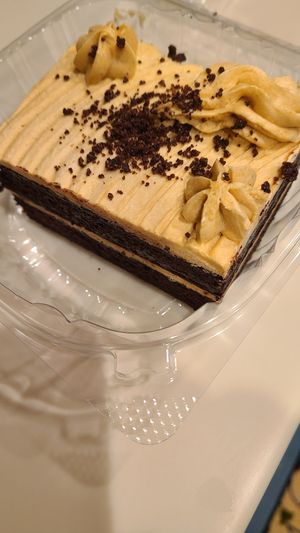 Chocolate cake at Crème de la Crop in Herndon