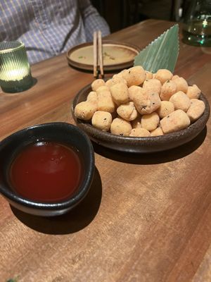 Crispy tofu popcorn   at Pusu - 璞素 in Brooklyn
