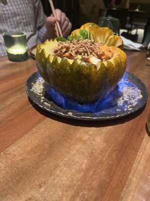 Pumpkin mapo tofuu  at Pusu - 璞素 in Brooklyn