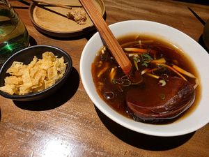 Hot and sour soup at Pusu - 璞素 in Brooklyn